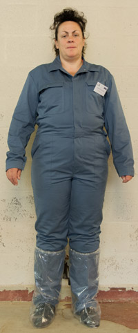 PPE with cover-boots